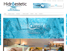 Tablet Screenshot of hidroestetic.com